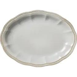 Блюдо овальное с римом 40x30 см, Manette Perls, World of Colours