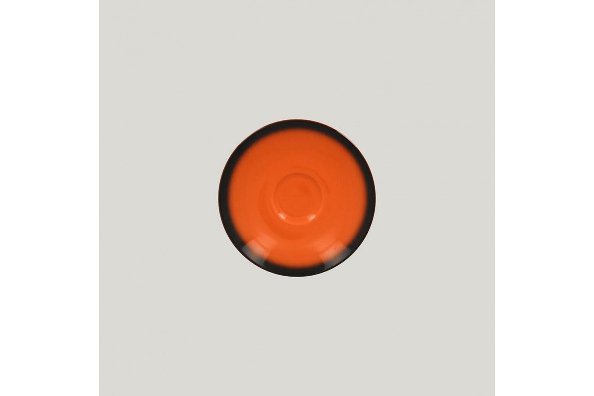 Блюдце RAK Porcelain LEA Orange 13 см, к чашке 81223538 (оранжевый цвет)