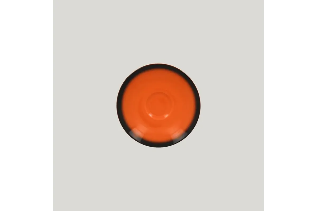 Блюдце RAK Porcelain LEA Orange 13 см, к чашке 81223538 (оранжевый цвет)