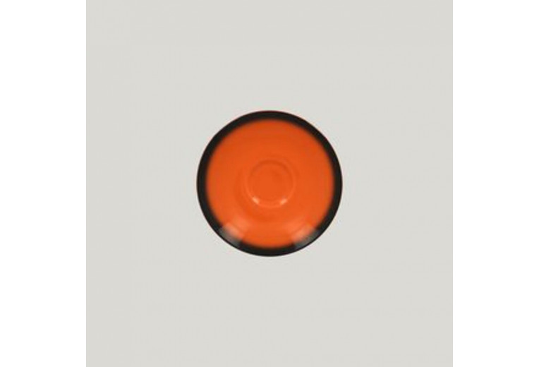 Блюдце RAK Porcelain LEA Orange 13 см, к чашке 81223538 (оранжевый цвет)