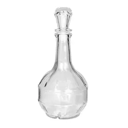 Графин 0,5 л штоф с крышкой "ПиэрКуб" стекло Россия [6]