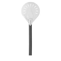 Лопата для пиццы d 22,9 см поворотная ручка 86 см перфорир. алюм. Black proffi P.L. Proff Cuisine