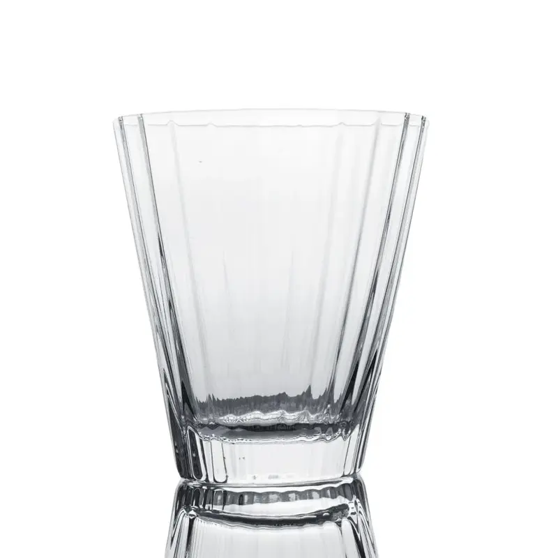 Стакан Олд Фэшн 340 мл "Fire Optical" d 9,4 см h10,7 см оптические грани дно овал P.L. - BarWare [6]