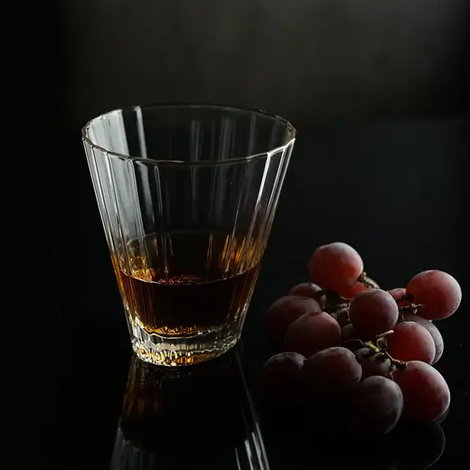 Стакан Олд Фэшн 340 мл "Fire Optical" d 9,4 см h10,7 см оптические грани дно овал P.L. - BarWare [6]