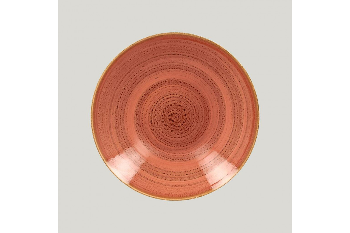 Тарелка RAK Porcelain Twirl Coral глубокая 1,25 л, 28 см