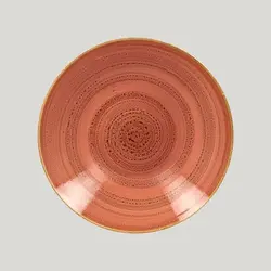 Тарелка RAK Porcelain Twirl Coral глубокая 1,25 л, 28 см