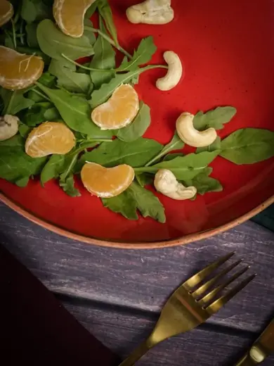 Набор салатников Porland Seasons 22 см (2 предмета), красный, 835 мл