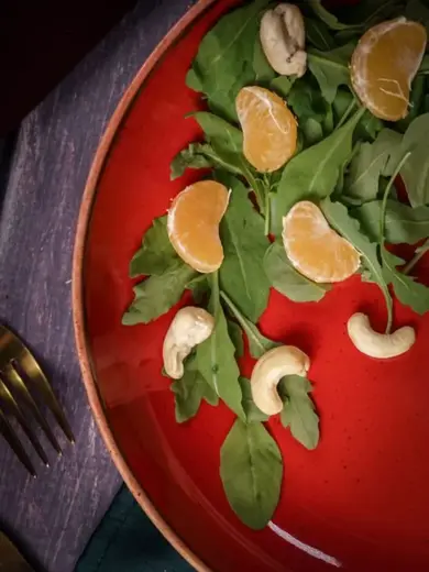 Набор салатников Porland Seasons 22 см (2 предмета), красный, 835 мл