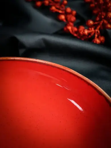 Набор салатников Porland Seasons 22 см (2 предмета), красный, 835 мл