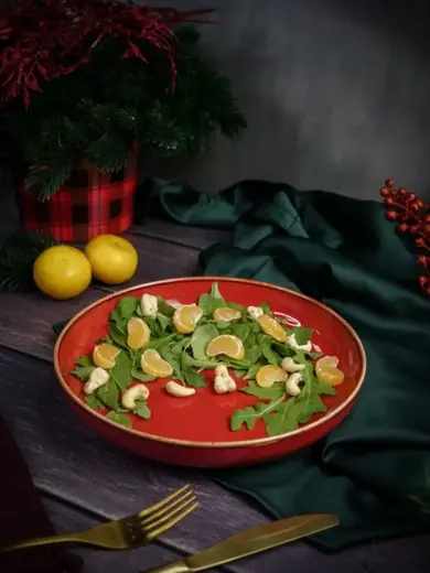 Набор салатников Porland Seasons 22 см (2 предмета), красный, 835 мл