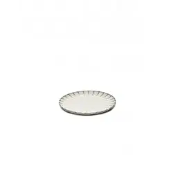Тарелка мелкая D15см, H1,7см, цвет белый, Inku