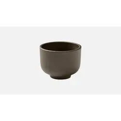 Чашка кофейная без ручки 90 мл, d 6,5 см, h 5 см, цвет серо-коричневый, ReNew