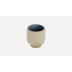 Чашка без ручки 100 мл, d 7 см, h 6,6 см, цвет серый, Nara