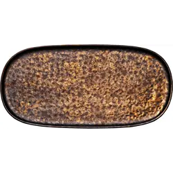 Блюдо овальное без рима 30x15 см, NIVO METALLIC, World of Colours
