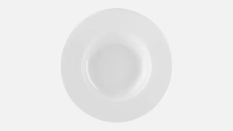Тарелка глубокая с полями 160 мл, d 20,3 см, h 3,7 см, Fine Dining