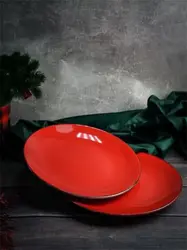 Набор обеденных тарелок Porland Seasons 28 см (2 предмета), красный