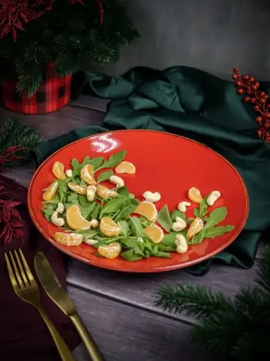 Набор обеденных тарелок Porland Seasons 28 см (2 предмета), красный