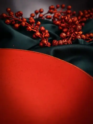 Набор обеденных тарелок Porland Seasons 28 см (2 предмета), красный