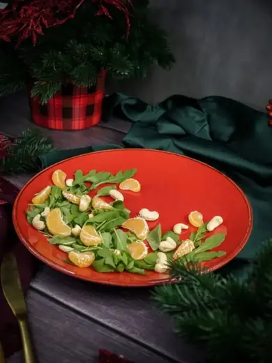 Набор обеденных тарелок Porland Seasons 28 см (2 предмета), красный