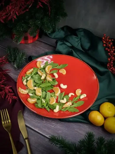 Набор обеденных тарелок Porland Seasons 28 см (2 предмета), красный