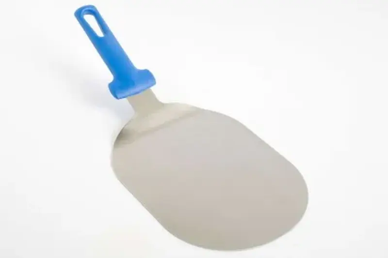 Лопатка для пиццы овальная 17,5*21 см. нерж. ручка пластик Gimetal /1/4/