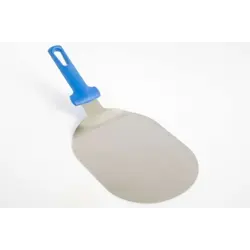 Лопатка для пиццы овальная 17,5*21 см. нерж. ручка пластик Gimetal /1/4/