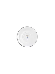 Блюдце для чайной чашки Porland Vaso Piccolo DS19 15 см, кант синий