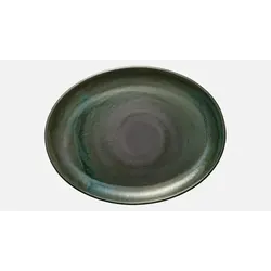 Блюдо овальное 36,1x28,1 см, h 2,9 см, цвет avocado, Perfect Match