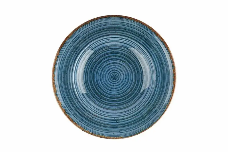 Hypnosis Petrol Blue Тарелка глубокая с полями 30см