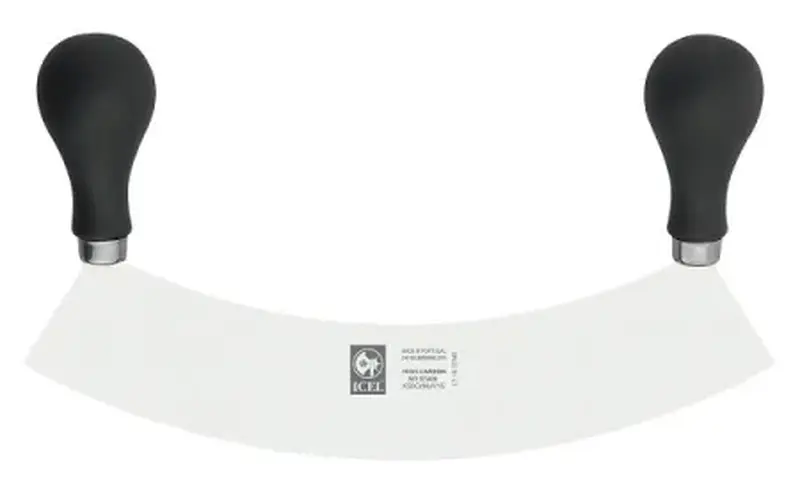 Нож для овощей 270 мм. с двумя ручками, черный PRACTICA Icel /1/