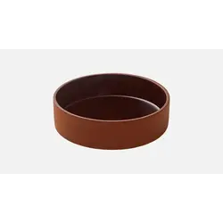 Салатник 550 мл, d 14 см, h 5,4 см, цвет коричневый, Jardim