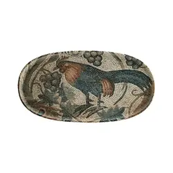 Блюдо овальное 300*155 мм. Месопотамия Фауна, форма Хюгге Bonna /1/6/432/