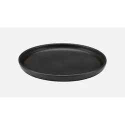 Тарелка мелкая d 28 см, h 3 см, цвет черный, Elements