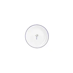 Тарелка мелкая Porland Vaso Piccolo DS16 22 см, кант синий