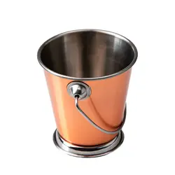Ведерко для подачи d=90/60 мм. h=90 мм. 350 мл. нерж. медный MGsteel /1/72/