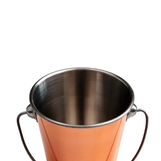 Ведерко для подачи d=90/60 мм. h=90 мм. 350 мл. нерж. медный MGsteel /1/72/