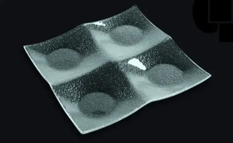 Менажница 4-х секц., 3D Glassware, стекло, 200*200 мм