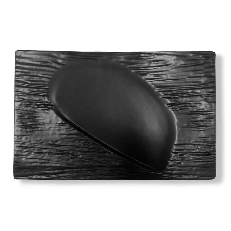 Блюдо черное прямоугольное Matsuyama 30*19 см, P.L. Proff Cuisine [6]