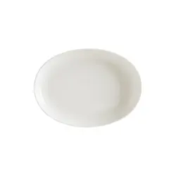 Блюдо овальное 370*240 мм. 2880 мл. с бортом Белый, форма Потт Bonna /1/6/ 