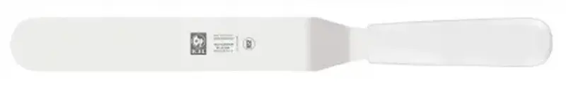 Лопатка 42 см. изогнутая раб. часть 26*4 см. нерж. с пластик. ручкой белая Icel /1/6/