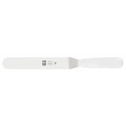 Лопатка 42 см. изогнутая раб. часть 26*4 см. нерж. с пластик. ручкой белая Icel /1/6/