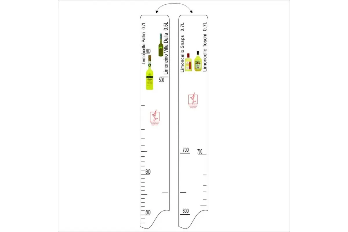 Барная линейка Lemoncello Pallini, Snaps, Toschi (0.7 л) Villa Dalla (0.5 л), P.L. Prof