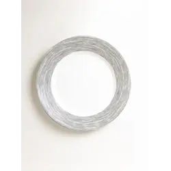 Тарелка, ARC International, Brush, серый край, d 254 мм