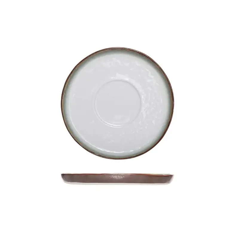Блюдце 15 см, матовое, PLATO