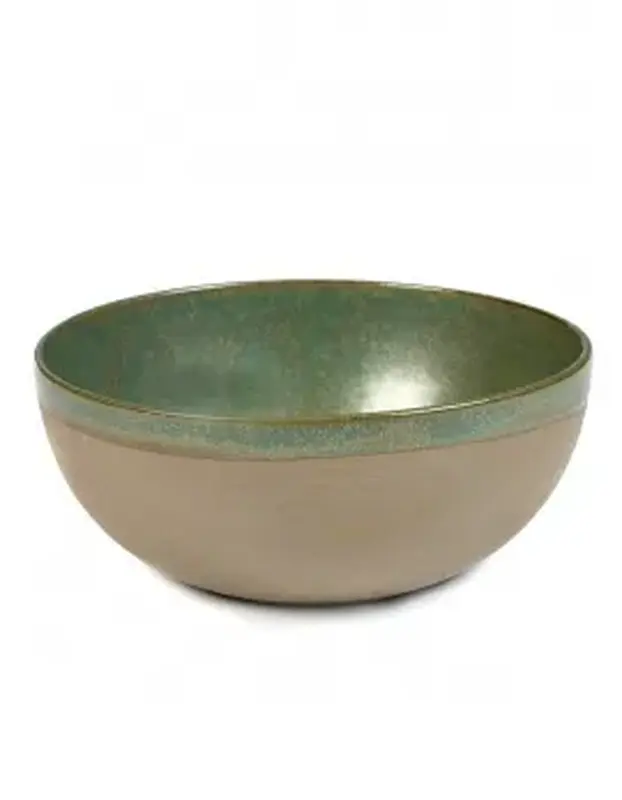 Салатник D23,5см, H9,5см, цвет CAMOGREEN