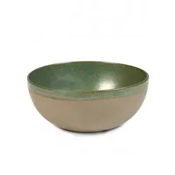 Салатник D23,5см, H9,5см, цвет CAMOGREEN