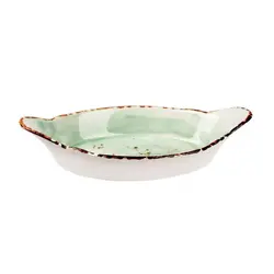 Блюдо овальное 22*11,5*3,2 см 150 мл с ручками Organica Green P.L. Proff Cuisine [6]