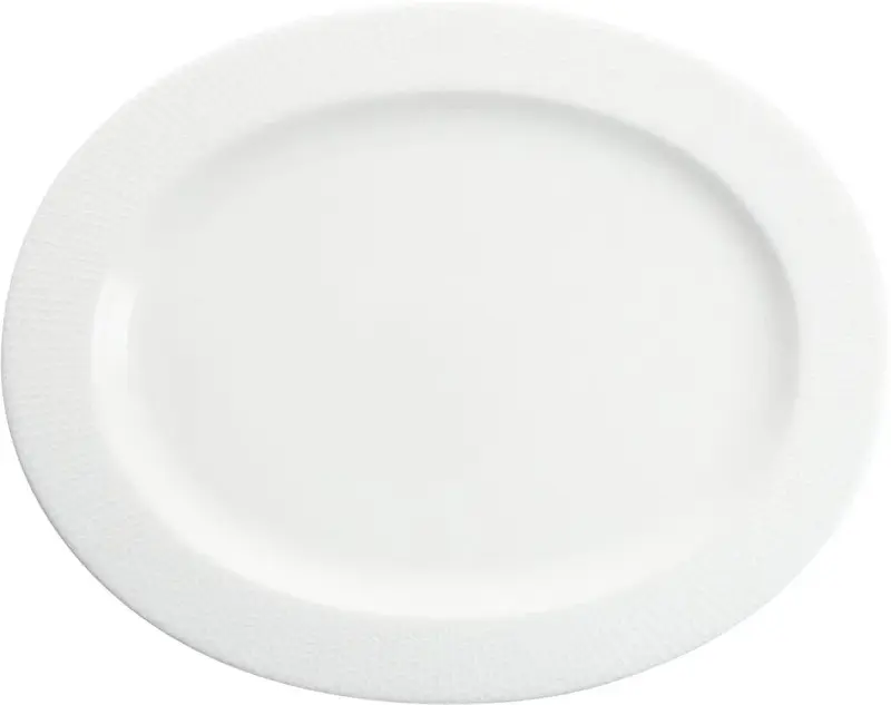 Блюдо овальное с римом 31,2x24,7 h 2 см, Amanda, Basics