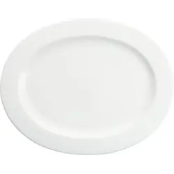 Блюдо овальное с римом 31,2x24,7 h 2 см, Amanda, Basics