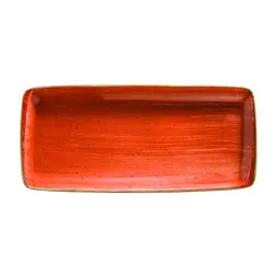 Блюдо прямоуг. 340*160 мм. Терракота, форма Мув Bonna /1/12/696/